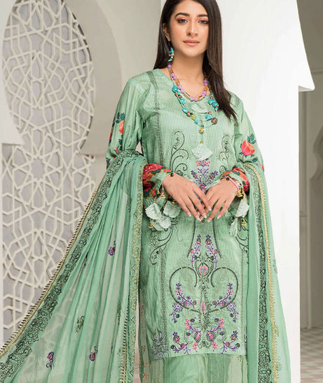 AB Noor Digital Emb Lawn`22 D#2