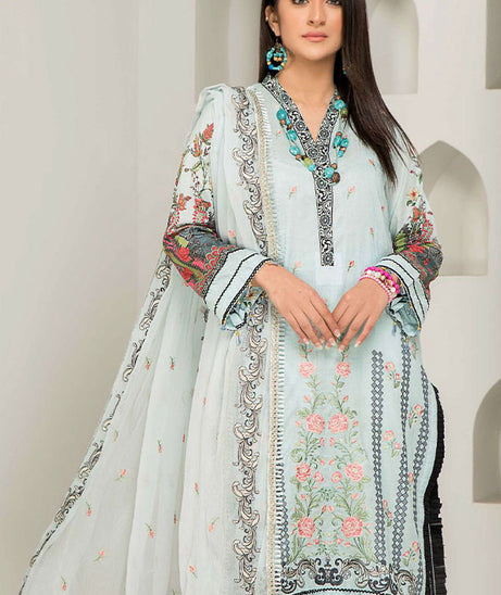 AB Noor Digital Emb Lawn`22 D#4