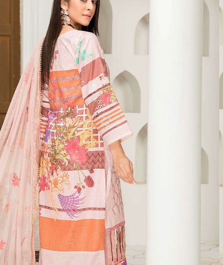 AB Noor Digital Emb Lawn`22 D#6-A