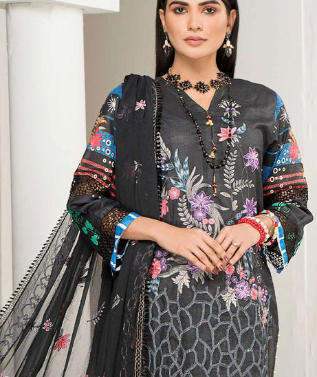 AB Noor Digital Emb Lawn`22 D#6-B