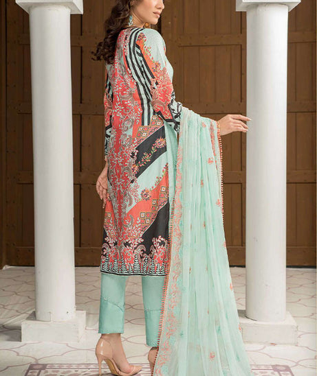 AB Noor Digital Emb Lawn`22 D#7