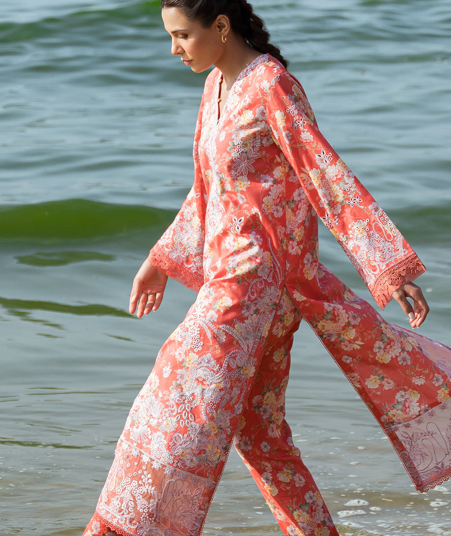 Afrozeh Summer Together Lawn'24 D#09 (Jasmine)