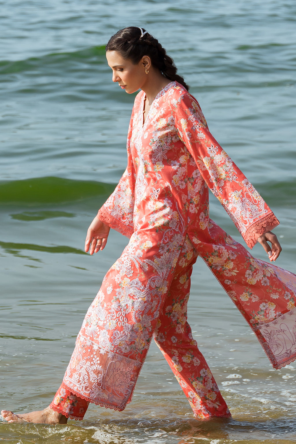 Afrozeh Summer Together Lawn'24 D#09 (Jasmine)