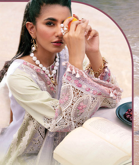 AJR Dastan Luxury Lawn`25 D#1 (WAVE)