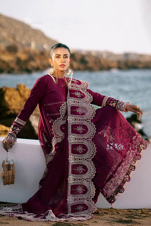 AJR Dastan Luxury Lawn`25 D#2 (CHERRY WINE)