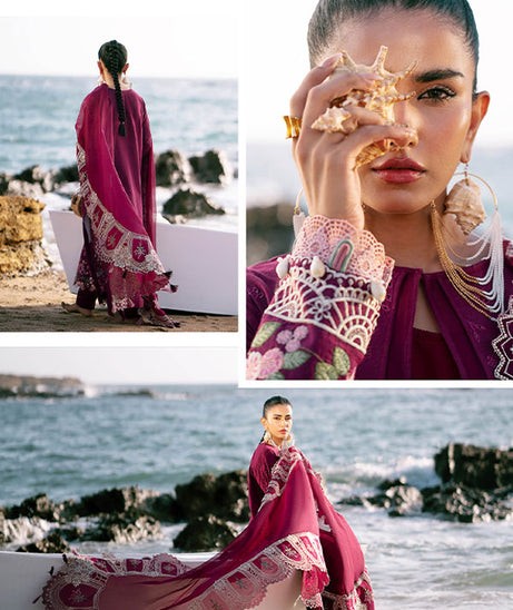 AJR Dastan Luxury Lawn`25 D#2 (CHERRY WINE)