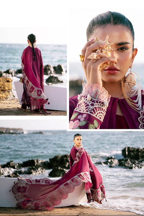 AJR Dastan Luxury Lawn`25 D#2 (CHERRY WINE)