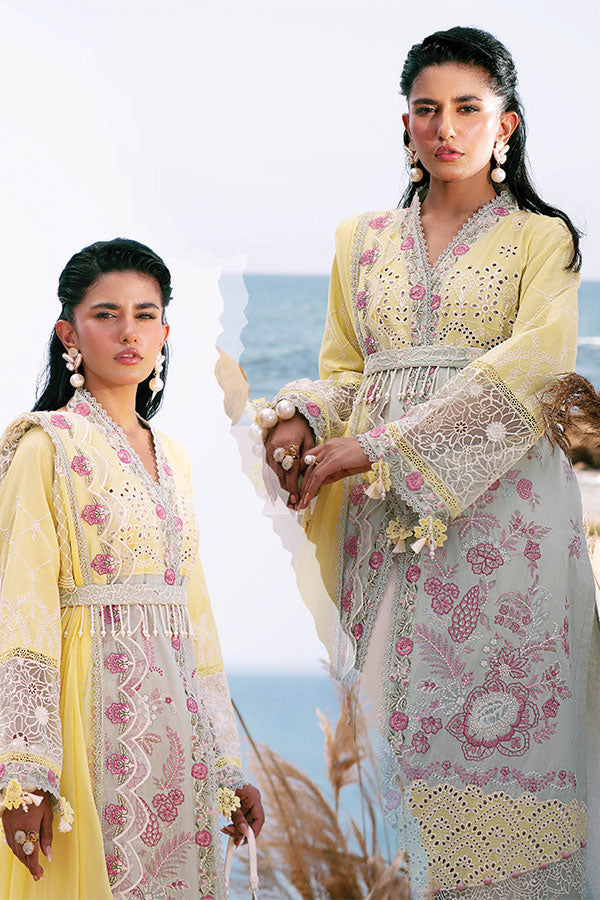 AJR Dastan Luxury Lawn`25 D#3 (AZURE)