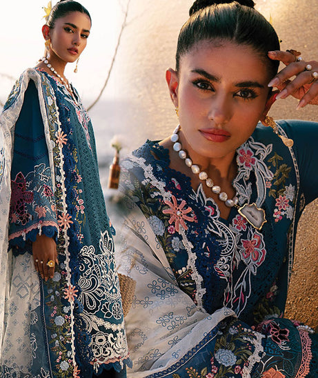 AJR Dastan Luxury Lawn`25 D#5 (AURA)