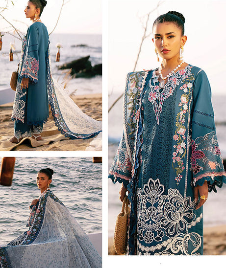 AJR Dastan Luxury Lawn`25 D#5 (AURA)