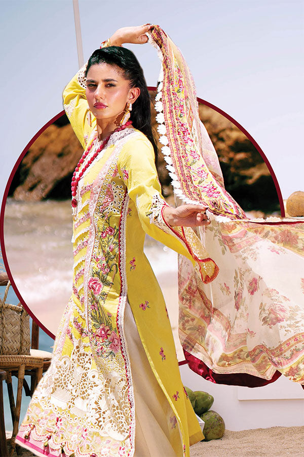 AJR Dastan Luxury Lawn`25 D#6 (SUNSET)