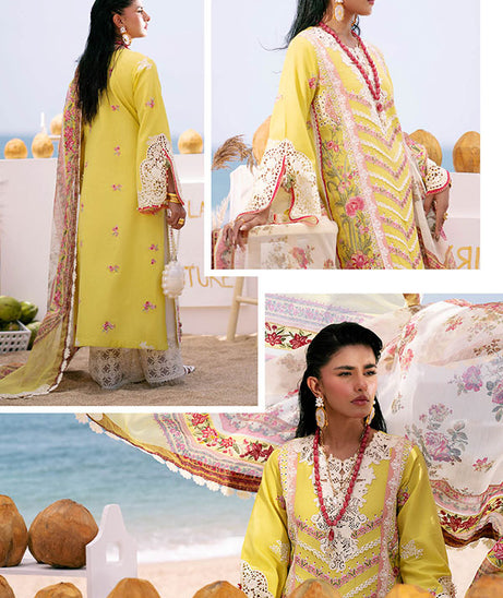 AJR Dastan Luxury Lawn`25 D#6 (SUNSET)