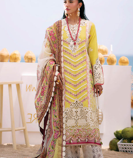 AJR Dastan Luxury Lawn`25 D#6 (SUNSET)