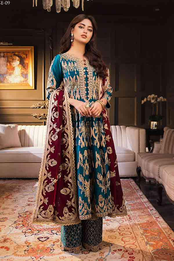 Asim Jofa Jaan-E-Adaa Chiffon'22 AJSE#09