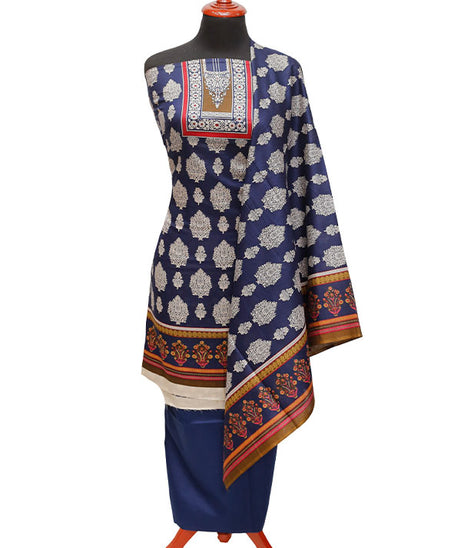 Al-Hamra Designer Lawn`22 D#410 N Blue