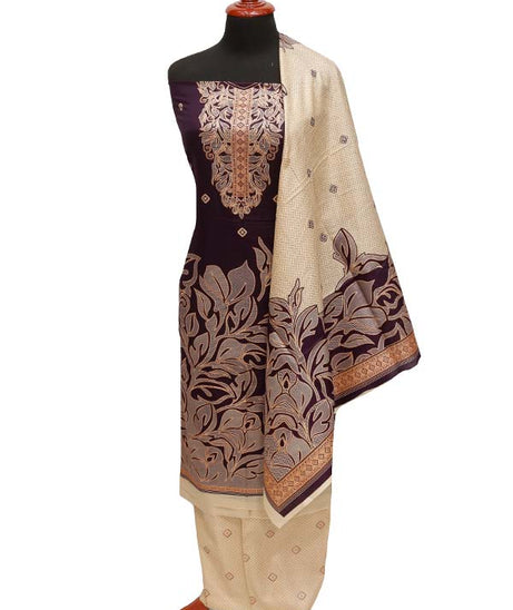 Al-Hamra Designer Lawn`22 D#417 Purple