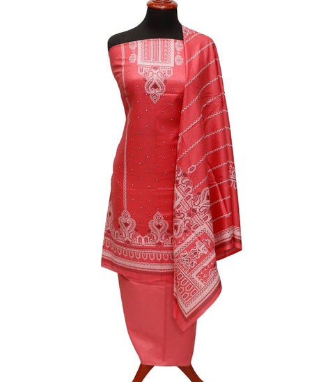 Al-Hamra Designer Lawn`22 D#421 Pink