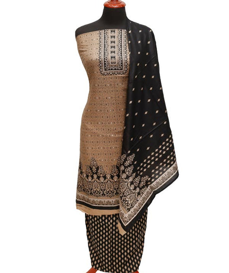 Al-Hamra Designer Lawn`22 D#429 Black
