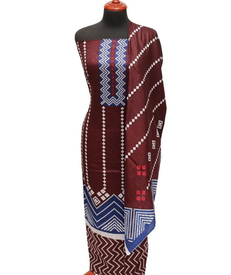 Al-Hamra Designer Lawn`22 D#437-A Maroon