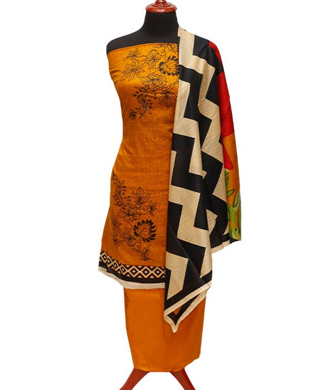 Al-Hamra Designer Lawn`22 D#441 Mustard