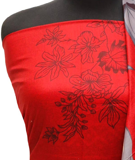 Al-Hamra Designer Lawn`22 D#441 Red