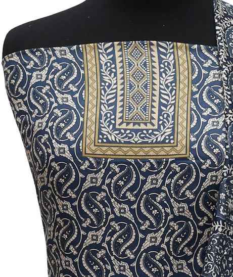 Al-Hamra Designer Lawn`22 D#443 N Blue