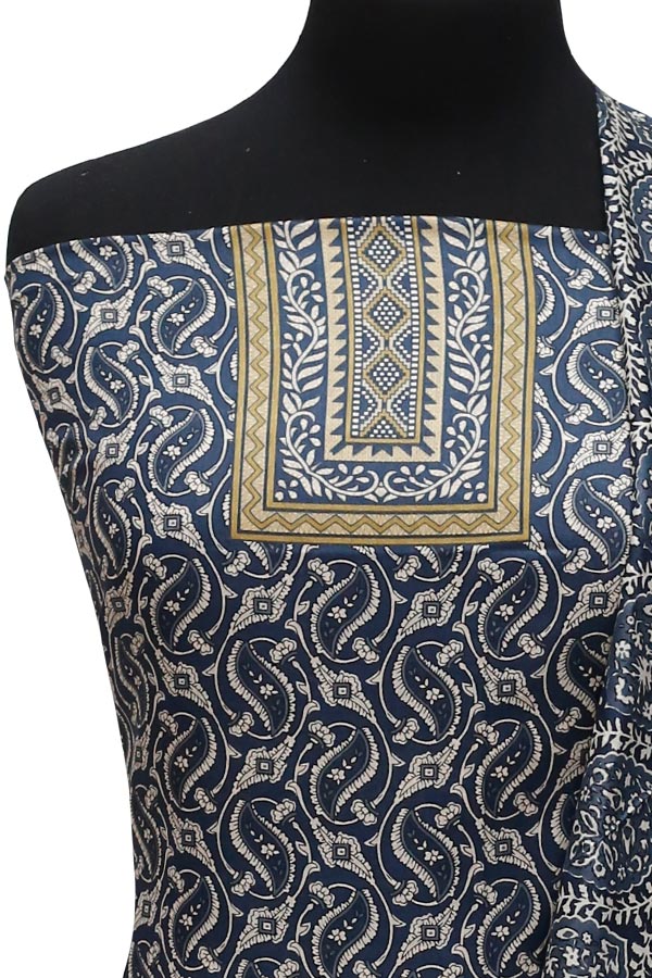 Al-Hamra Designer Lawn`22 D#443 N Blue