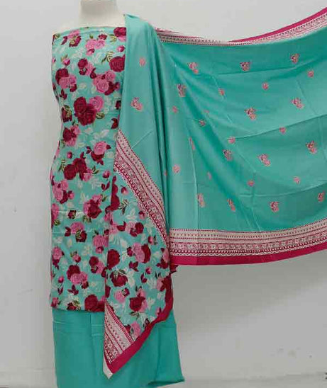 AL Hamra Grace C/Linen`20 D#939 Sea Green