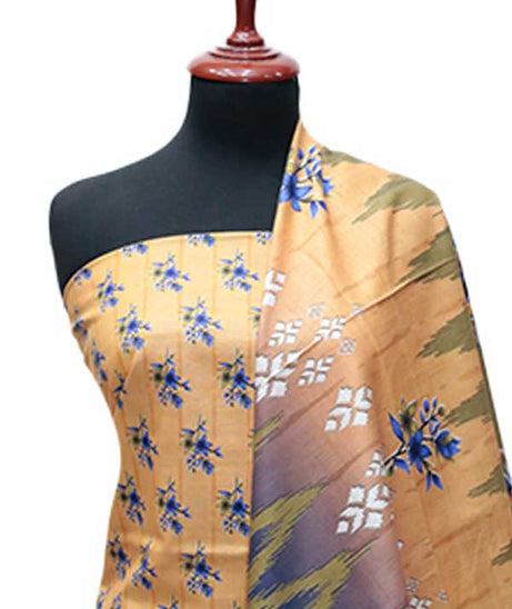 Al Hamra Hareem Khaddar`24 D#8004 Mustard