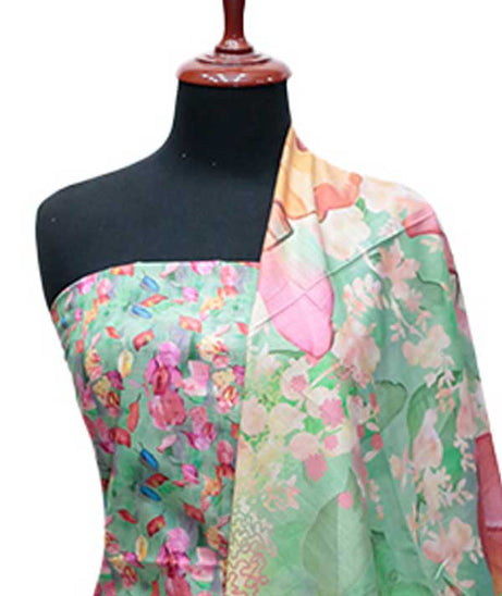 Al Hamra Hareem Khaddar`24 D#8007 Apple Green