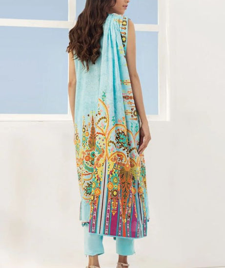 AL Karam S/S Lawn`21 SS#11.1 Sea Blue