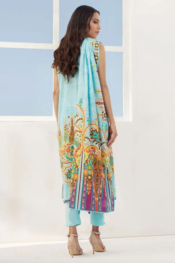 AL Karam S/S Lawn`21 SS#11.1 Sea Blue