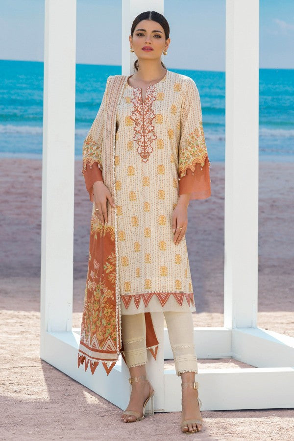 AL Karam S/S Lawn`21 SS#15.1 (Beige)