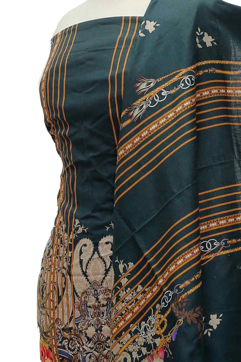 AL-Rauf Print Khaddar'21 D#20888 D Grey