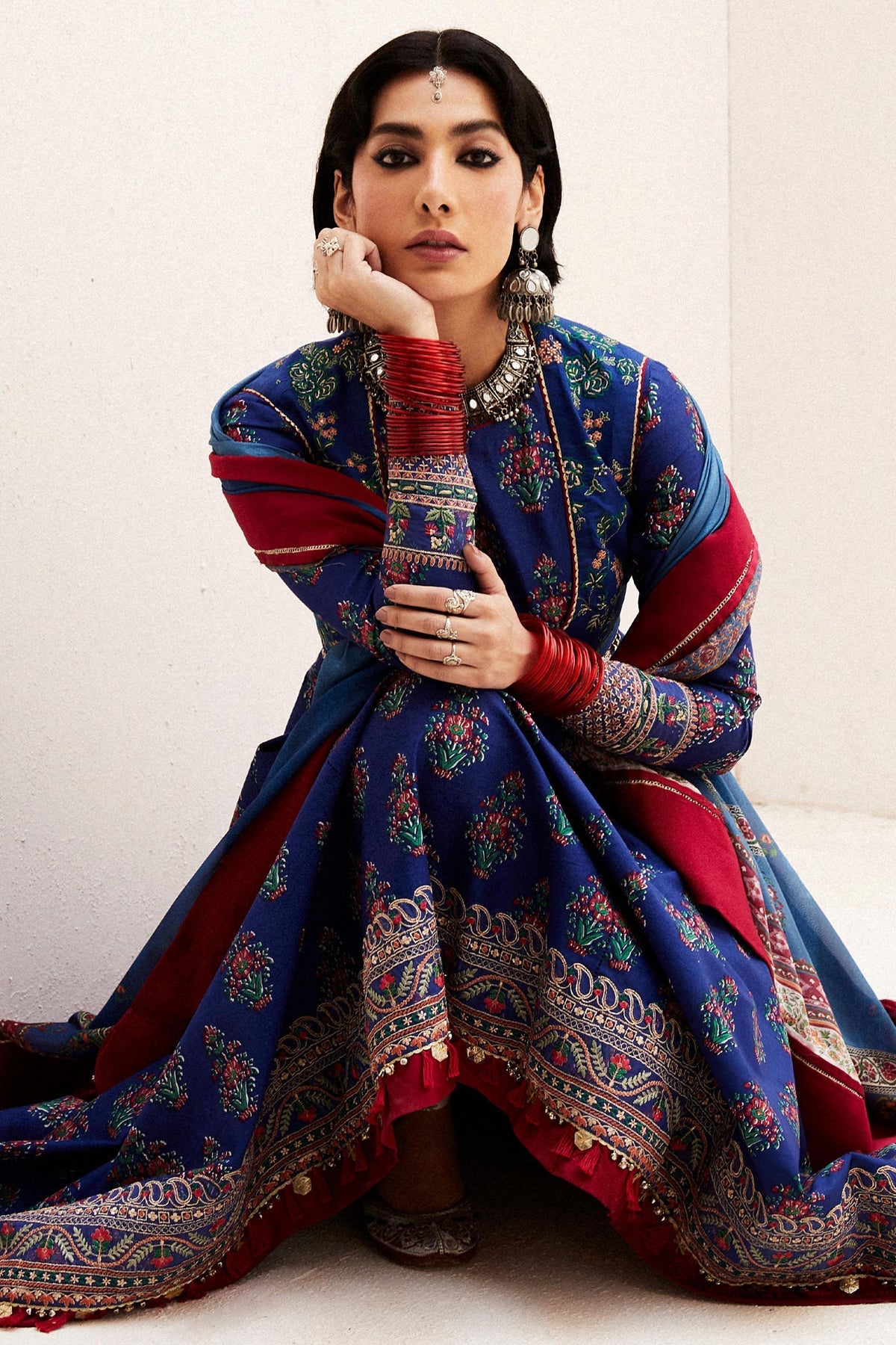 Zara Shahjahan Lawn Unstitched 2024 ANARKALI-11A