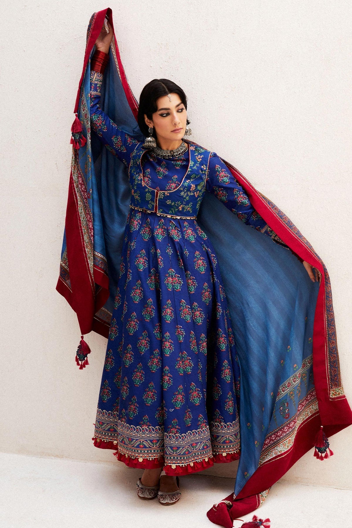 Zara Shahjahan Lawn Unstitched 2024 ANARKALI-11A