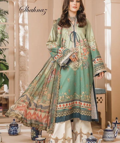 Anaya Noor Bano Embroidered`21 D#1 (Shahnaz)