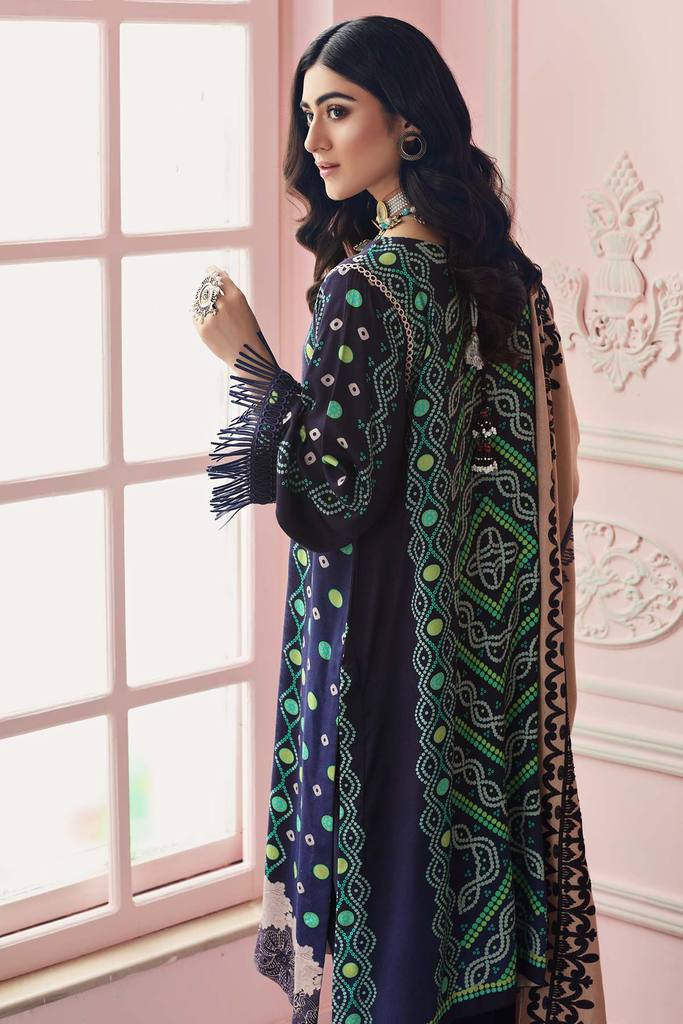 RA Aniq P/Kotail Emb Shawl`21 ANW#1