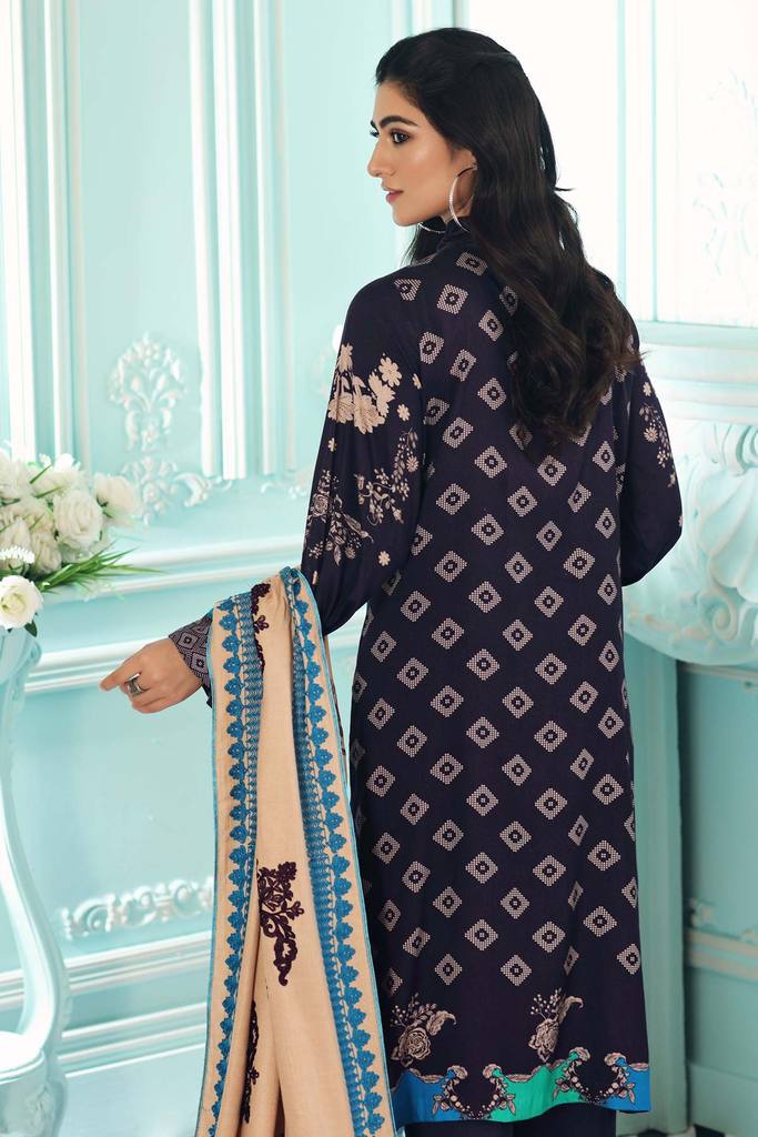 RA Aniq P/Kotail Emb Shawl`21 ANW#7