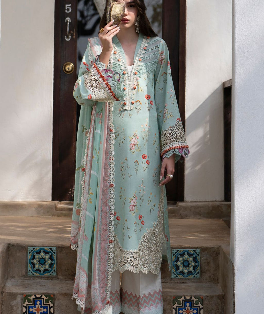 AJR Printkari Lawn`25 AJR#07 Aqua