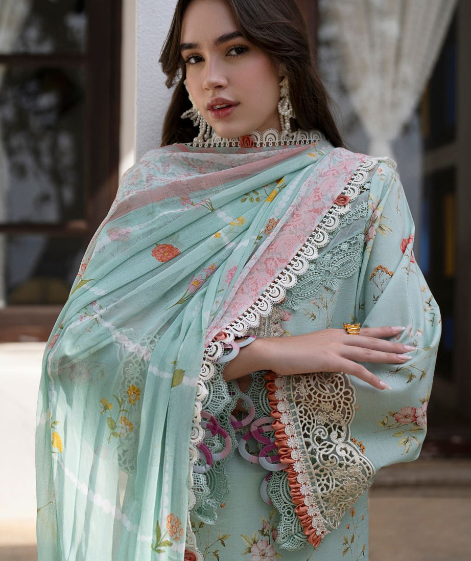 AJR Printkari Lawn`25 AJR#07 Aqua