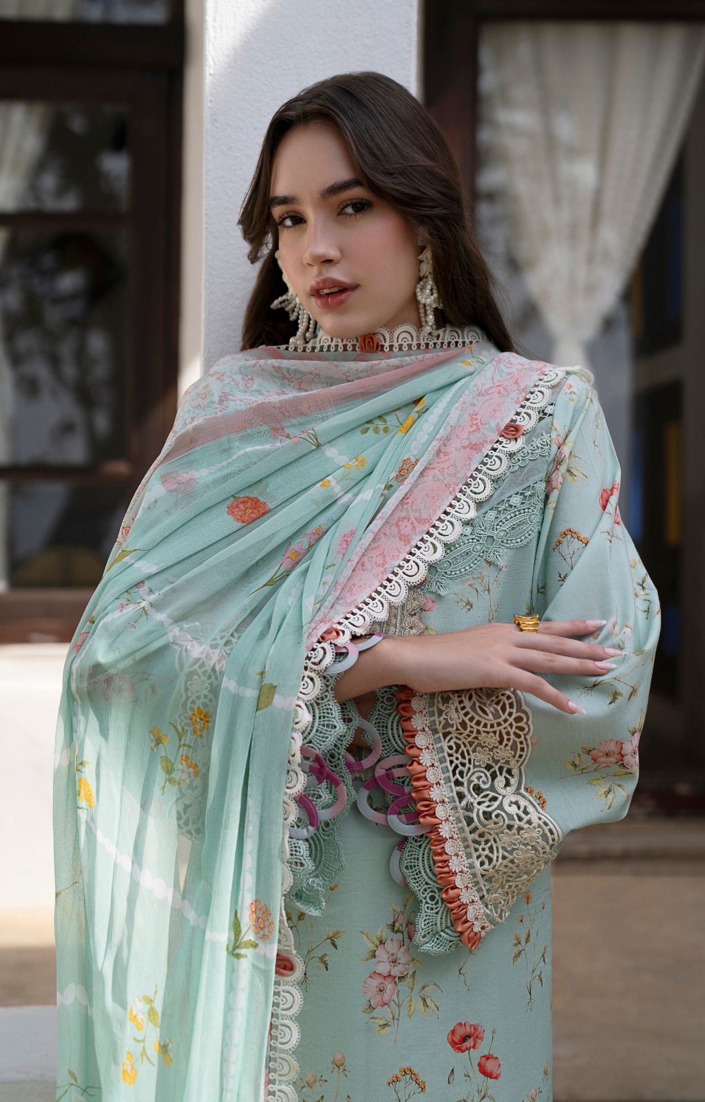 AJR Printkari Lawn`25 AJR#07 Aqua