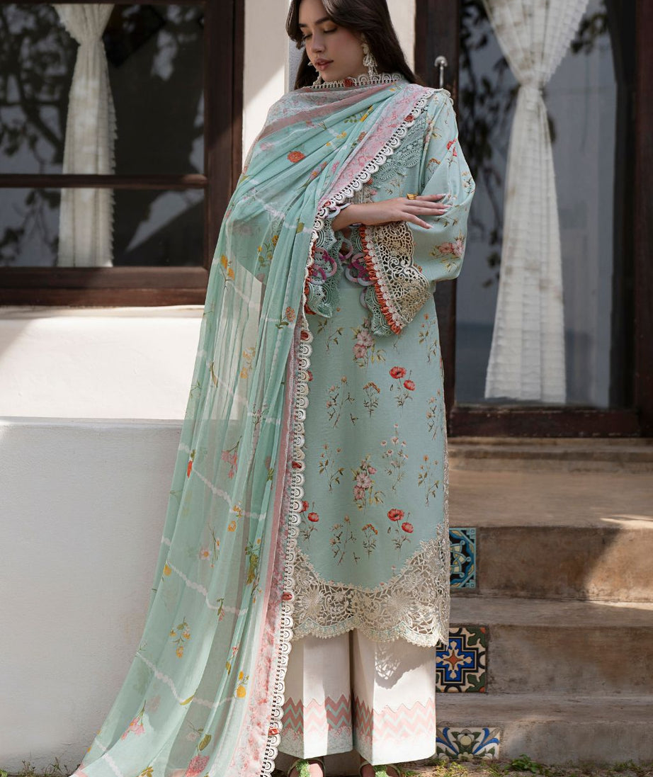 AJR Printkari Lawn`25 AJR#07 Aqua