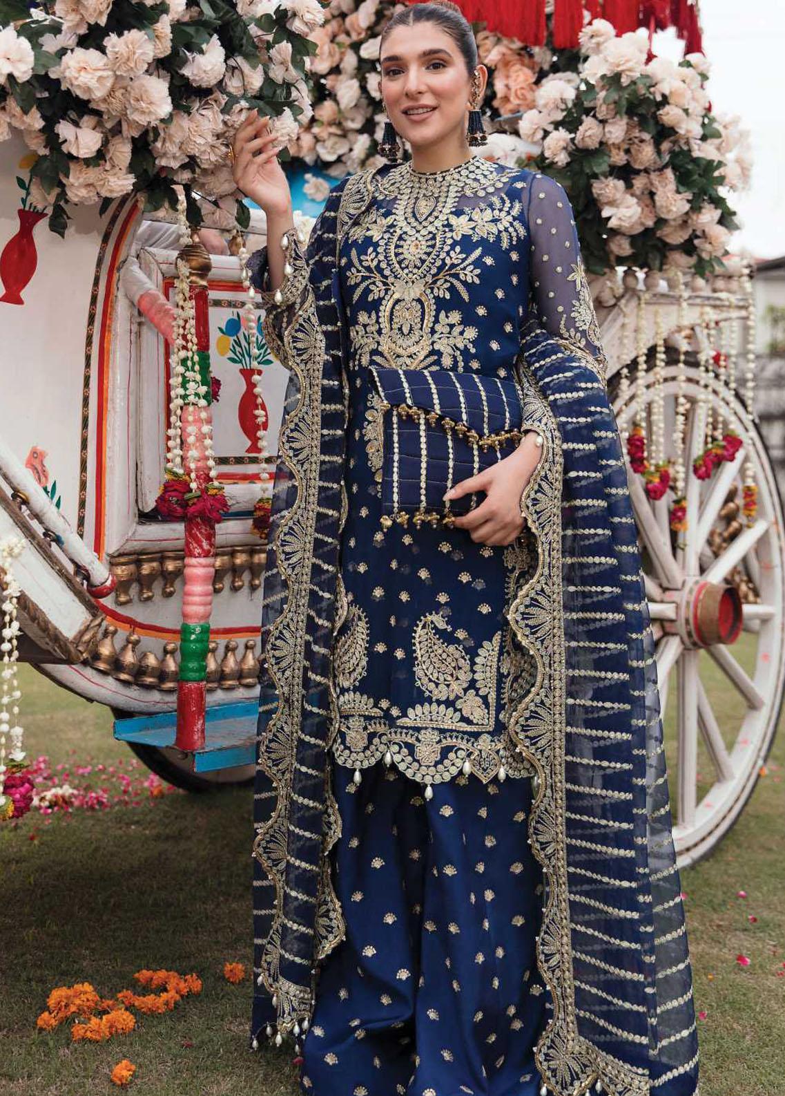 Afrozeh Shehnai Wedding Formals`22 AS#10 GULE RANA