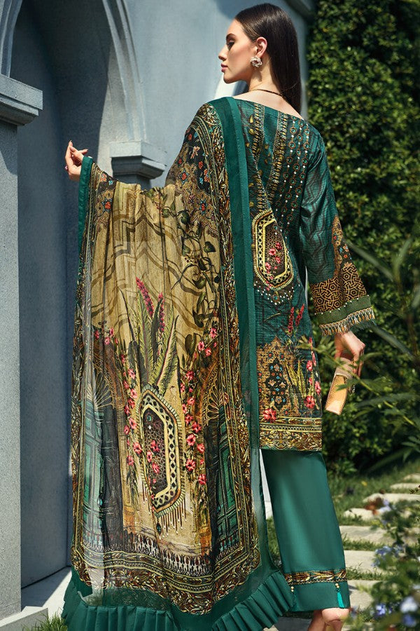 Auj Fleur De Luxe Lawn`20 D#01