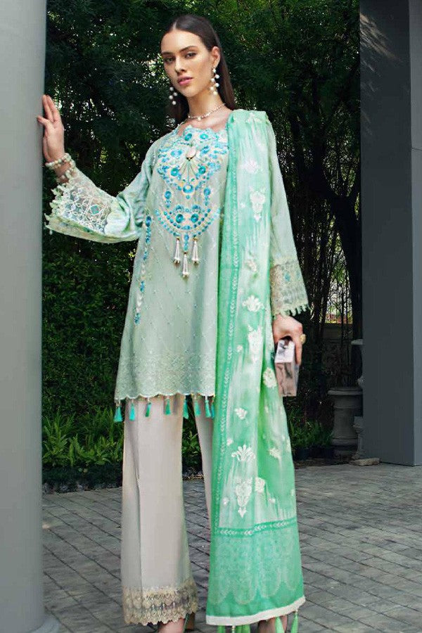 Auj Fleur De Luxe Lawn`20 D#12