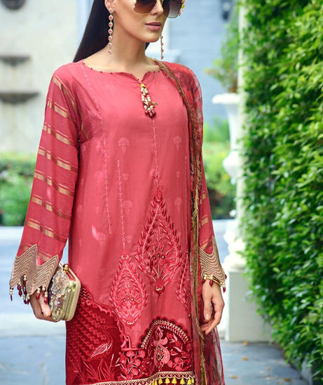 Auj Fleur De Luxe Lawn`20 D#13