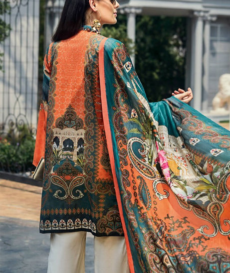 Auj Fleur De Luxe Lawn`20 D#06