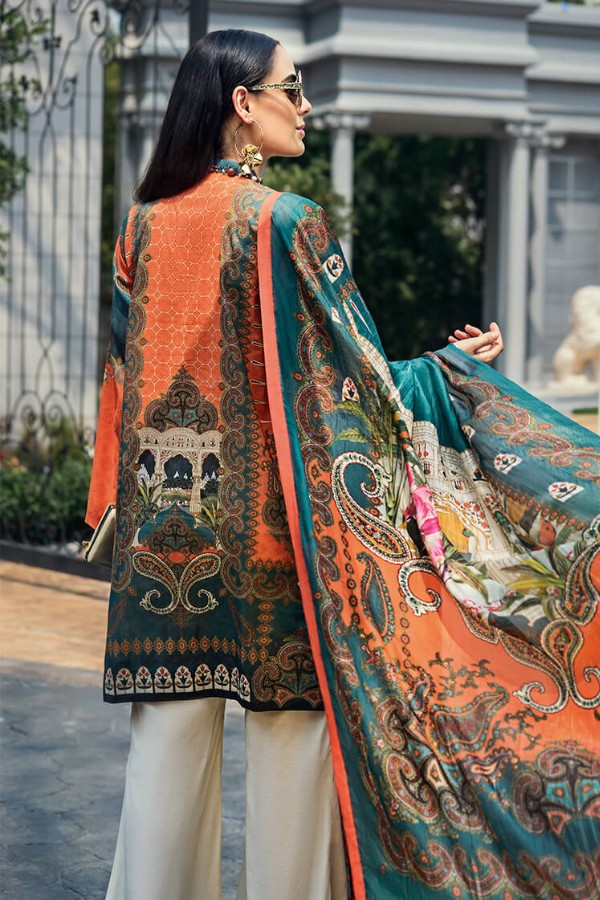 Auj Fleur De Luxe Lawn`20 D#06