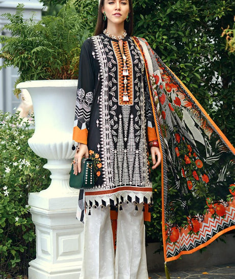 Auj Fleur De Luxe Lawn`20 D#09
